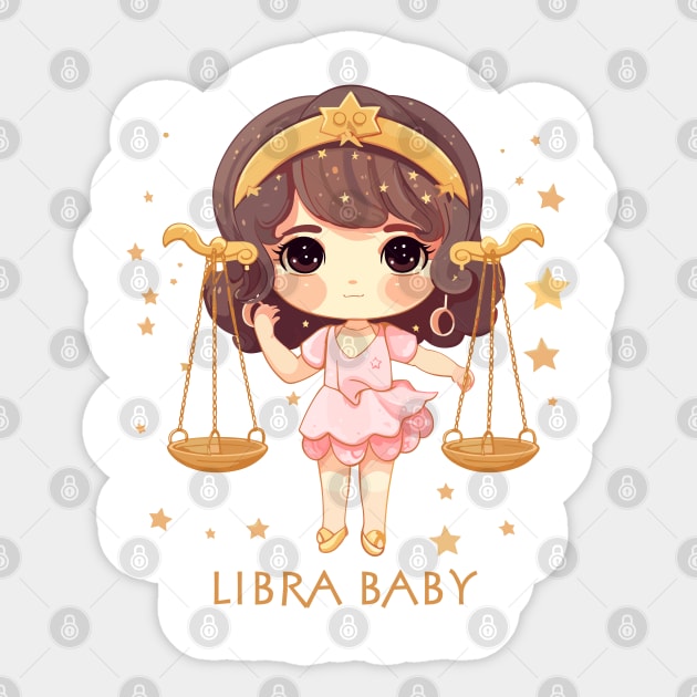 Libra Baby 1 Sticker by JessCrafts